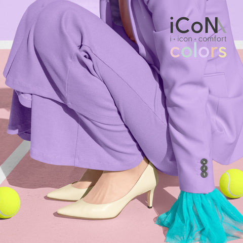 30%OFF：iCoN COLORS：ポインテッドトゥ スムース パンプス（C76533）チャイ/mamian（マミアン）