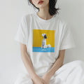 urday【Animal／White Dog／YB】フォトTシャツ（4406976）ホワイト/urday（マミアン）