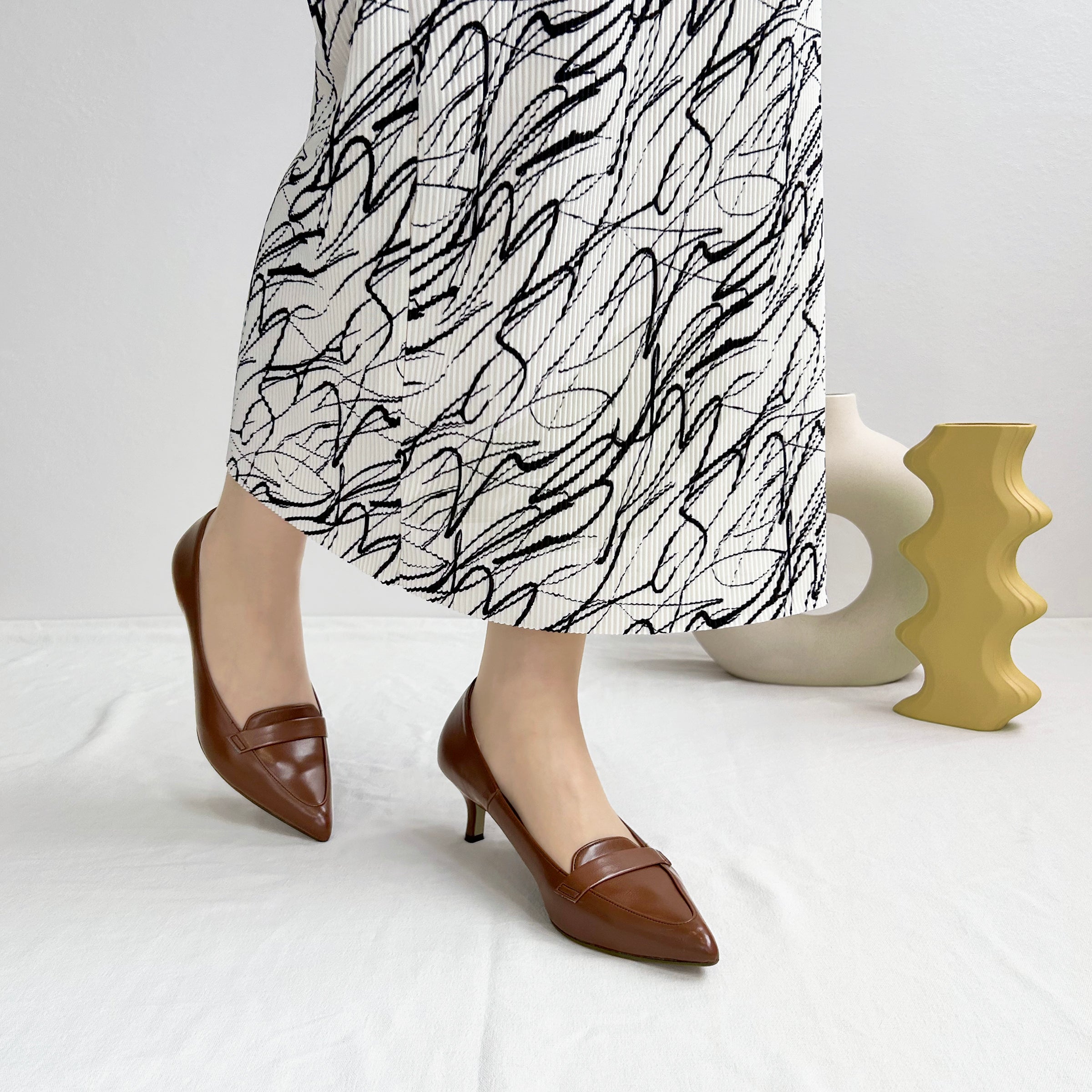 Loafer Style Pumps (5725) Steel – mamian マミアン公式通販サイト