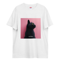 urday【Animal／Black Cat／P】フォトTシャツ（9335582）ホワイト/urday（マミアン）