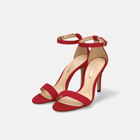 15% OFF: High heel line sandals (3570) Red S