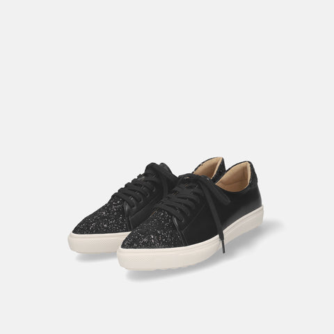 予約：グリッターコンビ スニーカー（m1004）ブラック/C